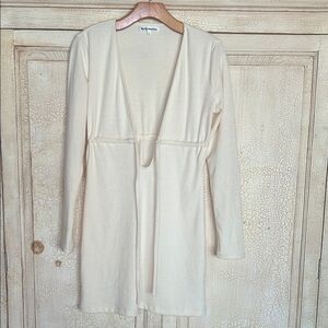 Reformation Karah Keyhole Women's Mini Dress Cream Size Small NWT